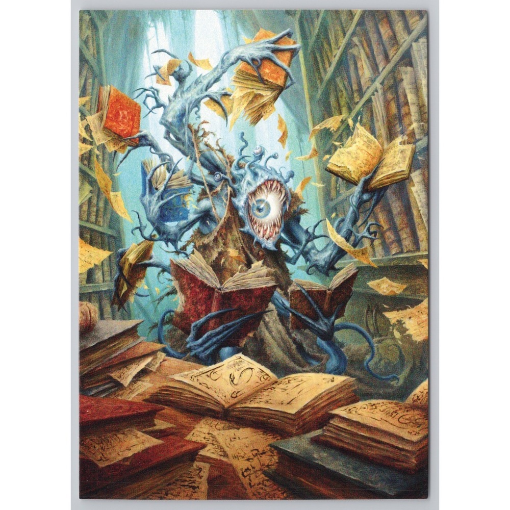 Magic the Gathering POSTCARD Art to Send or Frame Voracious Reader Burburan 2016
